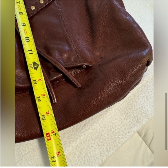 Via Spiga X- Large Chester Brown Leather Hobo Handbag - Picture 6 of 12